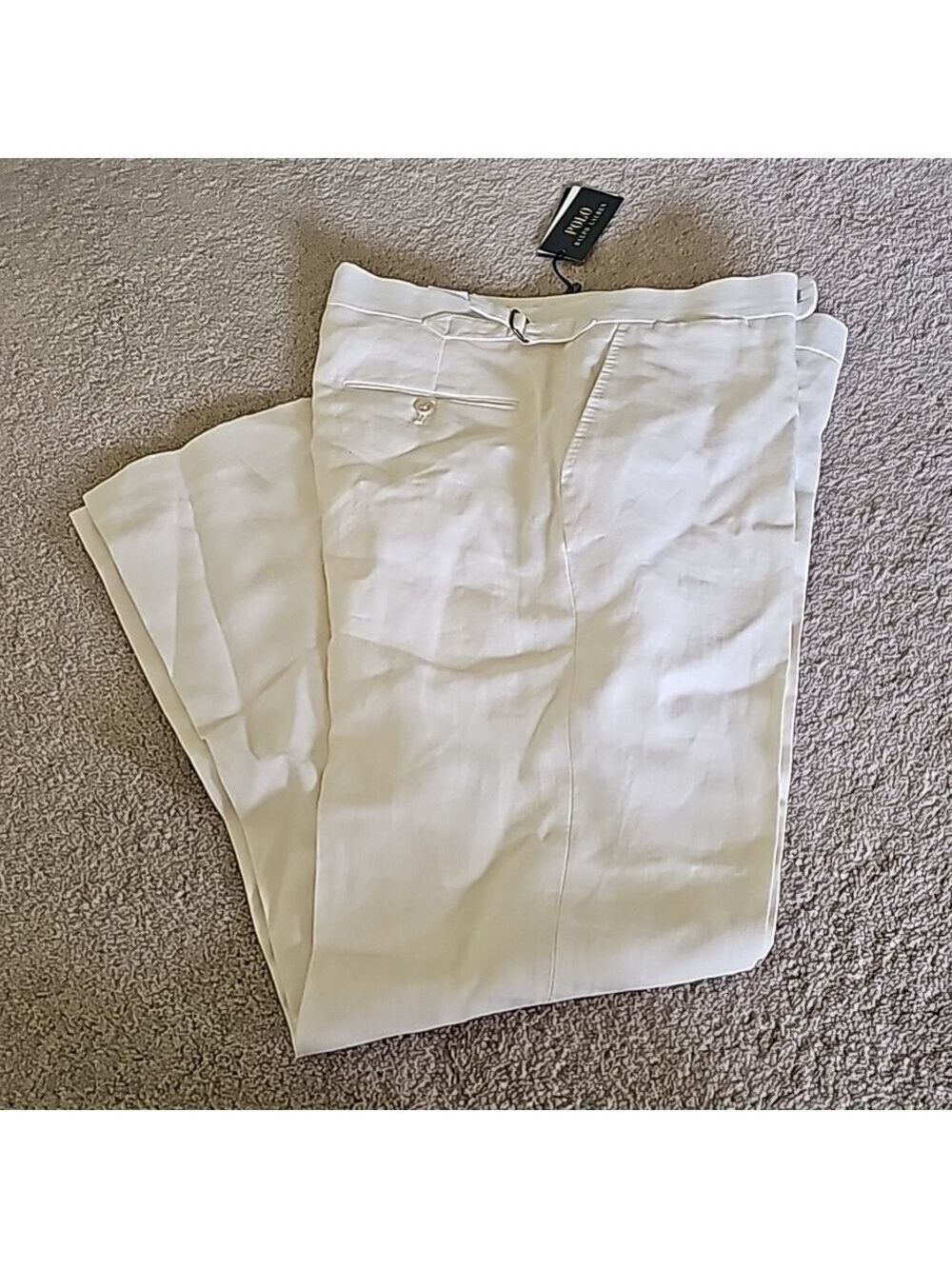 Polo Ralph Lauren light cream pants - Picture 2 of 6